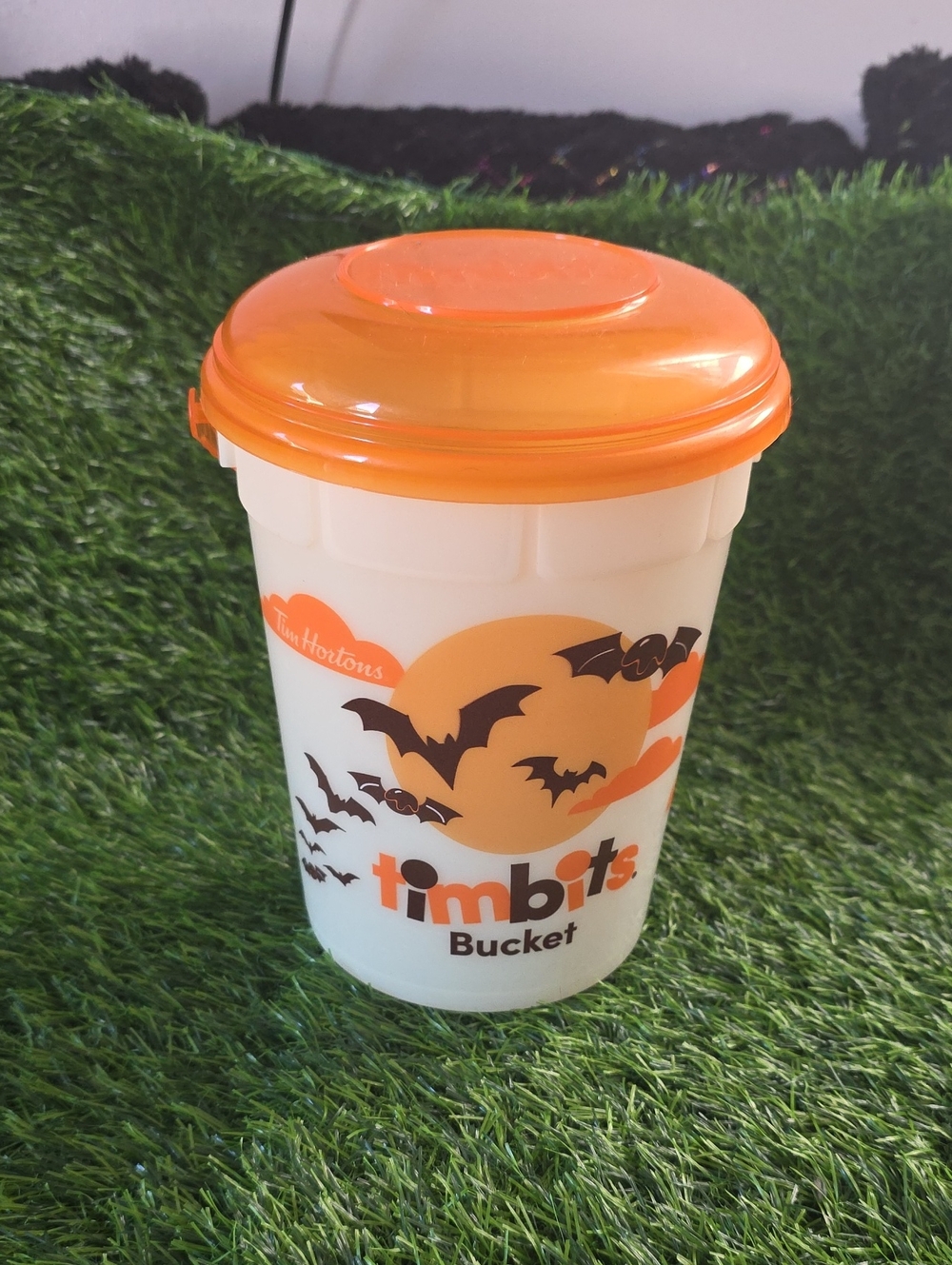 Halloween Timbits Glow In The Dark Bucket Tim Hortons